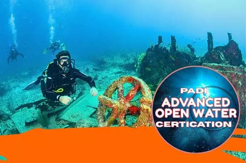 advanced open water course, coconut divers cancun
