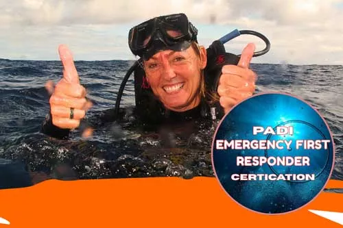PADI efr first response Diver, Course-scuba diving cancun, turtle, coconut divers